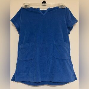 Crewcuts Soft Blue Terry Top